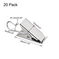 thumbnail image 2 of Unique Bargains Curtain Clip Hook Set Clips for Photo Home Decoration 1.02'*0.47' 20 Pack Silver, 2 of 5