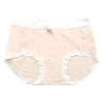thumbnail image 1 of Gibobby Pantaletas de encaje cintura alta Calzoncillos Bragas sexy Ropa interior Bragas Bikini Sólido Calzoncillos para mujer Bragas Bragas de algodón Regalo para mujer(Beige,M), 1 of 5