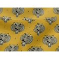 thumbnail image 4 of oneOone Viscose Jersey Fabric Animal Face Block Printed Craft Fabric BTY 60 Inch Wide, 4 of 5