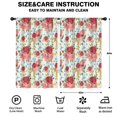 thumbnail image 2 of Blackout Kids Curtains,Pioneer Flower Floral Print Pattern Childrens Insulated Curtains Set Of 2,Bedroom Essentials,Toddler Room Decor 52"x84", 2 of 5