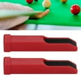 thumbnail image 1 of Ponceuse de Pointe de Queue de Billard, Formeur de Filetage de Pointe de Queue Détachable 2 Pcs Plastique Rouge pour Club, 1 of 7