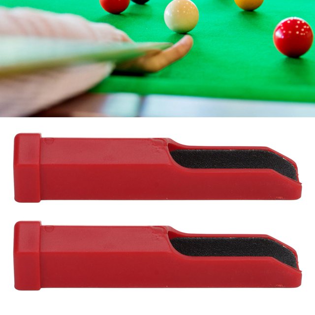 Ponceuse de Pointe de Queue de Billard, Formeur de Filetage de Pointe de Queue Détachable 2 Pcs Plastique Rouge pour Club
