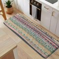 thumbnail image 5 of Yellow and Pink Geometric Boho Pattern Kitchen Rug Mat,Kitchen Runner Rugs Non Skid Washable,Decorative Kitchen Floor Mats for Kitchen,Sink,Laundry,17"x47.2", 5 of 7