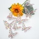 thumbnail image 3 of Decoración de pared de hierro artístico de la primavera con mariposas huecas, 3 of 6