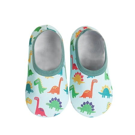

Baby Kids Boys Girls Animal Prints Cartoon The Floor Socks Barefoot Aqua Socks Non-Slip Shoes S S