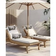 thumbnail image 4 of Vintage Yak Outdoor Head Resting Pillows with Insert Animal Countryside Retro Wood Grain 2 Pack Waterproof Lumbar Pillows with Adjustable Strap for Patio Recliner Beach Chair, 11"x16", 4 of 7