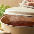 thumbnail image 5 of Rachael Ray Enamel-on-Steel 12 Qt Induction Stockpot with Lid, Almond, 5 of 10