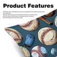 thumbnail image 2 of Baseball Luxurious Velvet Pillow Covers with Unique Patterns - Set of 2, 16x16, 18x18, 20x20 Inches for Throw Pillow Inserts - Ideal for Home Decor and Gifts, 2 of 6