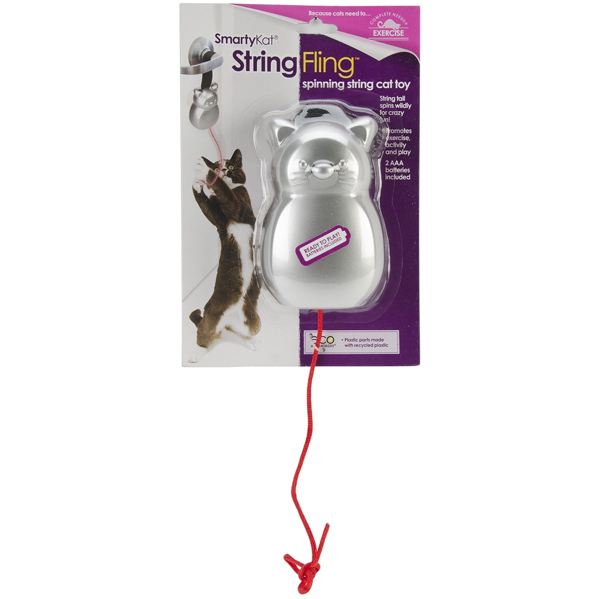 SmartyKat StringFling Motorized String Cat Toy