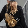 thumbnail image 2 of Jiibva 3D Dragon Head Crossbody Bag Vintage Casual Shoulder Bag Fashion Zipper Shoulder Bags Universal Handbags Purse, 2 of 7