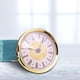 thumbnail image 5 of de reloj de clásico Cabezal de reloj de pared con borde dorado de metal que con pilas, 5 of 9