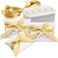 thumbnail image 1 of 50 Cajas de Regalos de Boda con Cinta Dorada: Chocolates, Nueces, Azúcar, Galletas y Regalos de Ducha Sailing Electrónica, 1 of 5