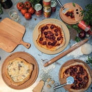 Boska Stainless Steel Pizza Cutter - Oslo Multifunctional Pizza Wheel Cutter - Handheld Food Slicer - Silver Non-Stick Adjustable Roller - Dishwasher Safe - For Kitchen Cooking