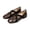 Brown, variant on SuTry Women's Square Toe Mary Jane Flats Elastic Crisscross Strap Glossy PU Leather Lightweight Comfortable Slip On Casual Office Daily Walking Shoes(40)