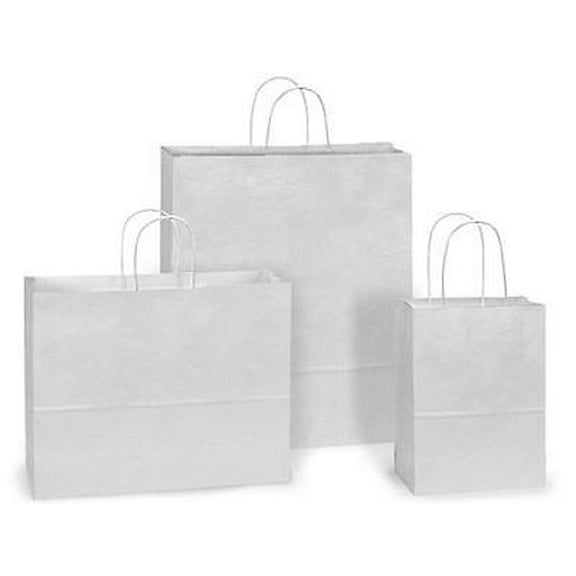 1 Unit White Kraft Bag Assort Bags Cub Vogue Queen Bags Unit pack 300