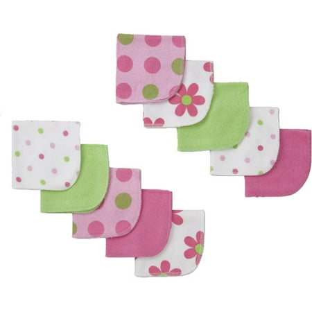 Gerber Newborn Girls' 10 Pack Assorted W