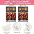 thumbnail image 6 of New Year Garden Flag 12x18 Inch Cute Fox Winter Holiday Yard Decor Double Sided Polyester Outdoor Seasonal Lawn Banner, 6 of 6