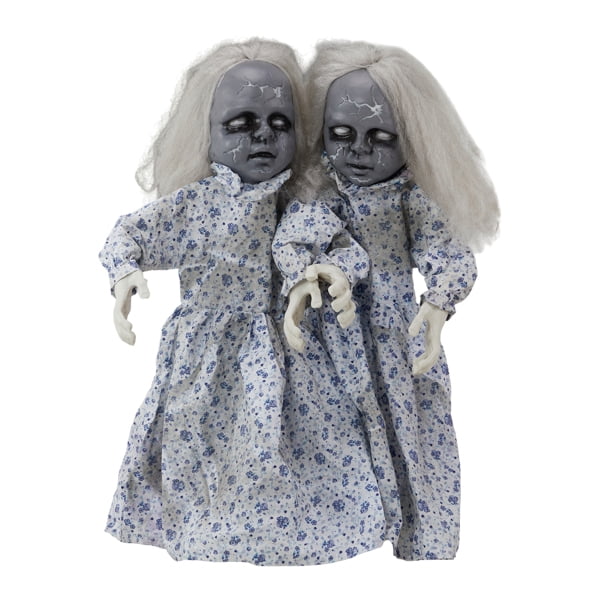 2.8FT Halloween Standing Decoration, Sensor-Activated (LED Eyes/3 Phrases/Swaying), Weather-Resistant Synthetic Fiber for Yard/Garden