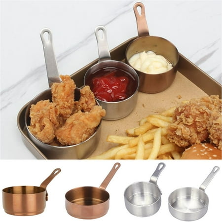 

Cheers.US Dip Bowls Dipping Bowls Stainless Steel Serving Bowls Dipping Sauce Bowls/Dishes for Side Dishes Soy Sauce Dish Gravy Boat Dipping Sauce Dish Porcelain