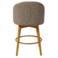 thumbnail image 4 of Better Homes & Gardens Mira Counter Stool 2 Pack, Truffle Brown and Light Honey, 4 of 5