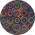 thumbnail image 2 of Rugs.com Calypso Collection Rug – 5 Ft Round Multi Medium Rug Perfect For Kitchens, Dining Rooms, 2 of 9