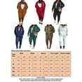 Cindysus Women Two Piece Outfit Plus Size Sweatsuit Hoodie Jogger Set
