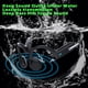 thumbnail image 4 of IHAO Swimming Headphones True Bone Conduction Open Ear Headset MP3 Player Built-in 32G Memory IP68 Underwater Waterproof Stereo Bluetooth Earphone for Driving Bicycling Running Skiing-X6 Black, 4 of 8