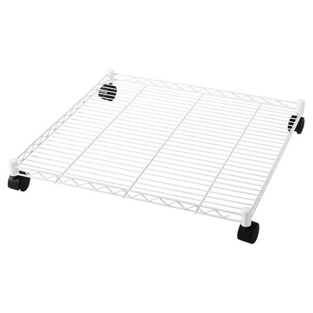 

Suprima Rolling Underbed Square Shelf - White