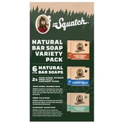 Dr. Squatch Natural Bar Soap, Variety Pack, 5 Ounce (Pack of 6)