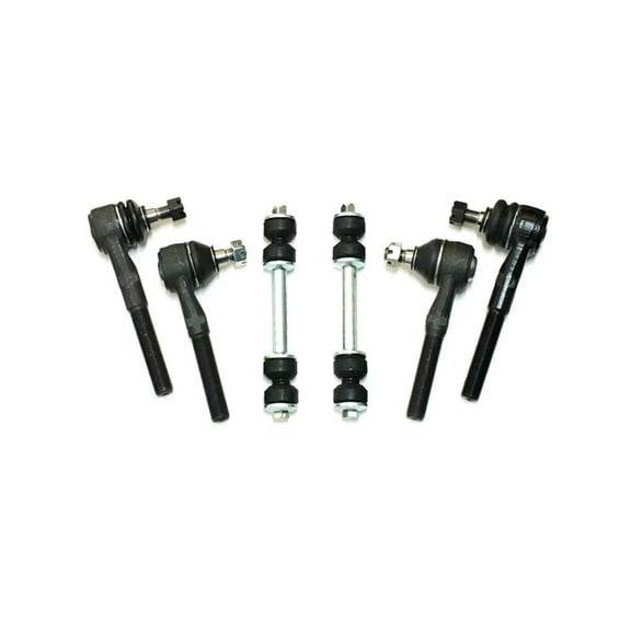 6 Pc Suspension Kit Compatible with 4WD MODELS Outer & Inner Tie Rod Ends   Front Sway Bar Links Fits select: 1997-2003 FORD F150, 1997-2002 FORD EXPEDITION