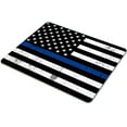 thumbnail image 3 of Retro Thin Blue Line Flag Mouse Pad,US Thin Blue Flag Mouse Pad, 3 of 6