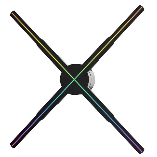Hologram Projector,Naked Eye 3d Naked Fan 2k P56 3d 2k 3d Real Time Screen Business Store Bars 3d Led Screen 3d Led Beads 678pcs Led Video Fan - 22 Screen Display Real-time Screen 22 Inch 2k 3d