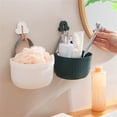thumbnail image 3 of Hanging Storage Basket Colorful Plastic Bins Garlic Ginger Fill Ventilated Wall Mount Grey Top Handles Kitchen Spice Pantry Organizer, 3 of 5