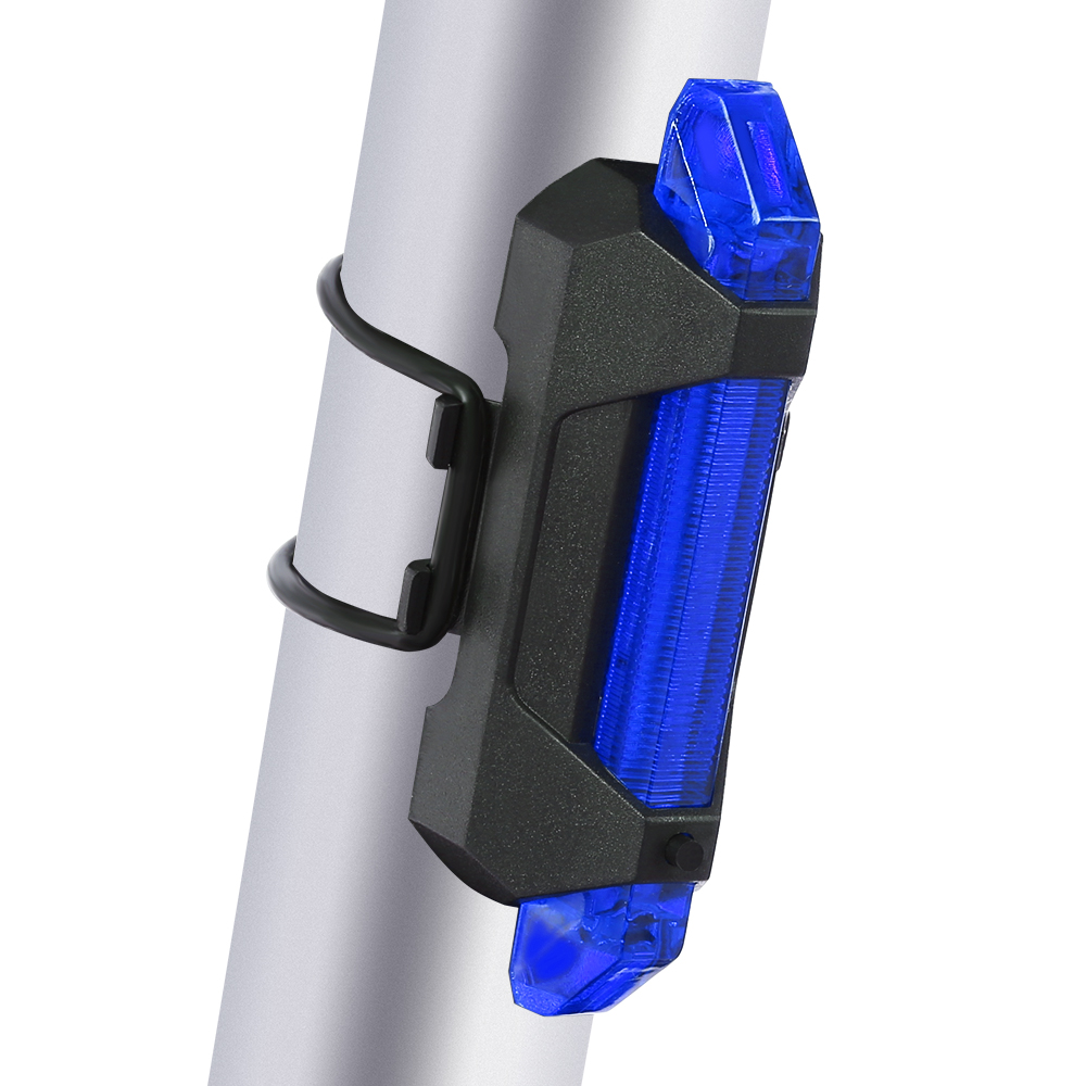 Super Bright USB Rechargeable Bike Taillight Cycling Bicycle Tail Rear Safety Warning Light Lamp