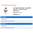 thumbnail image 2 of Turn Signal Bulb Socket - Compatible with 2011 - 2021 Mini Cooper Countryman 2012 2013 2014 2015 2016 2017 2018 2019 2020, 2 of 2