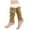 176### Camel, variant on Winter Fleece Lined Leg Warmers for Women Knit Long Leg Warmers Warm Fleece Lined Boot Socks for Skating Daily Wear(Pink)