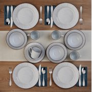 Pfaltzgraff® Pineapple White Stoneware 16-Piece Dinnerware Set