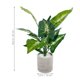thumbnail image 2 of Hytrove Planta Artificial En Maceta Decorativa Verde De Plástico Para Hogar Oficina Y, 2 of 6