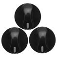 thumbnail image 1 of 3X Plastic Kitchen Gas Stove Stove Oven Control Rotary Knob Black, 1 of 8