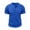 #Blue, variant on DPTALR Men's Solid Color Casual Round Neck Short Sleeve T-shirt,Blue, XXXL
