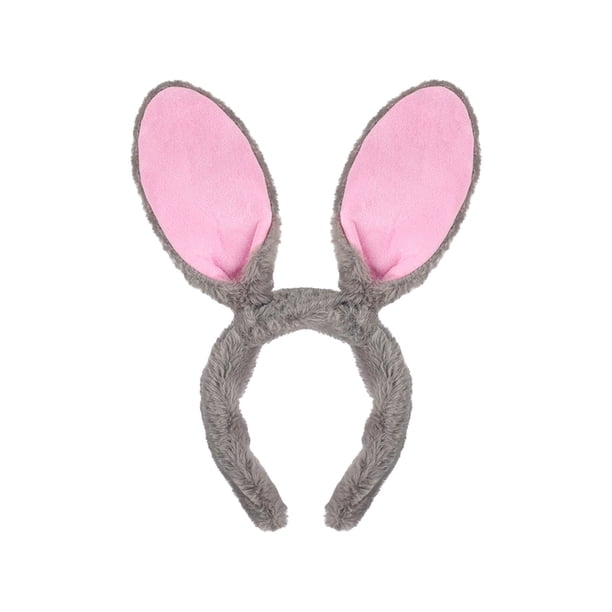 Yingyy Serre-Tête de Pâques Oreilles d'Animal Bandeau en Peluche Serre-Tête d'Anniversaire Cadeau Serre-Tête Oreilles de Pâques Costume de Fête Cadeau