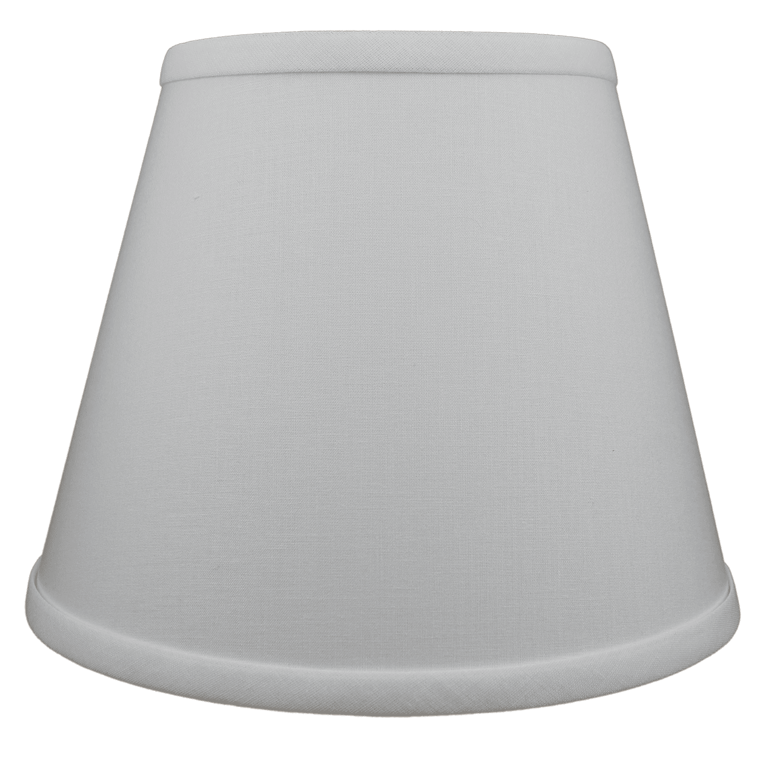 Fenchel Shades | 6" Top Diameter x 10" Bottom Diameter x 8 Slant, (Washer/Spider Attachment) Empire Lamp Shade - (Linen White)
