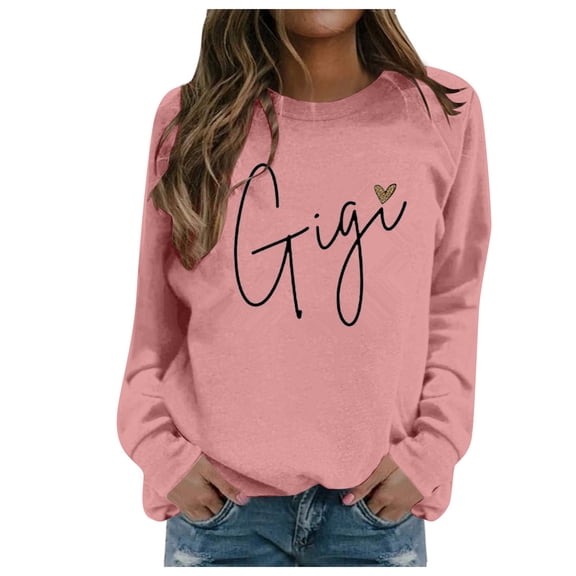 Sweatshirt for Women Long Sleeve Sweatshirt for Women’S Pullover Pink Sweat Shirt Trendy Winter Clothes for Women Clothes for Women