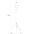 thumbnail image 3 of happimess Aiden 70.4" 5-Hook Metal Coat Rack, Black/White, 3 of 8