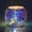 Blue, variant on PETGLE Glass Votive Candle Holder for Tealight, Romantic Mosaic Cracked Candle Holder, Candle Lamp Aromatherapy Candlescape Bowl for Valentine's Thanksgiving, Christmas Table Centerpiece, Party Decor