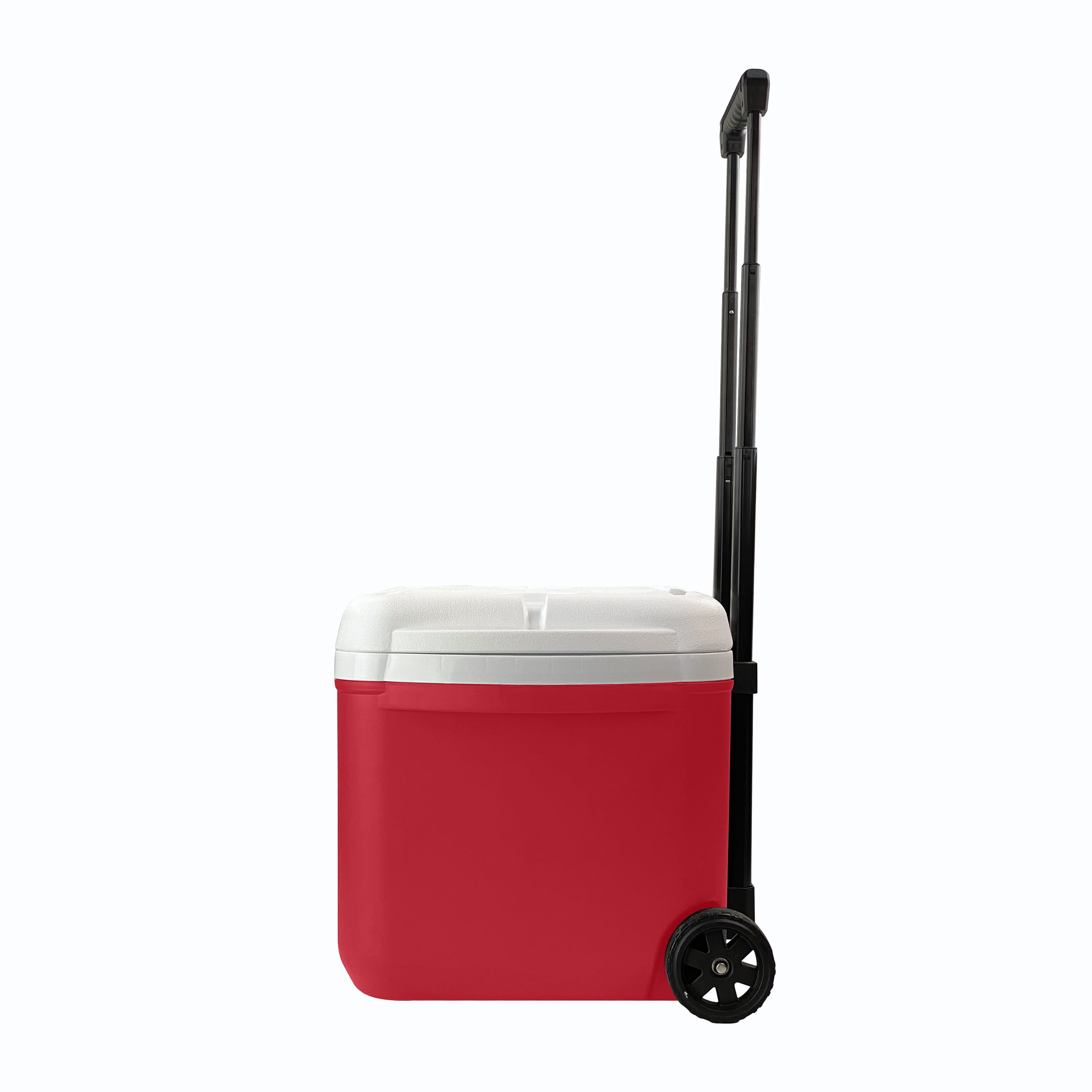 Ozark Trail 30 Qt Hard-Side Wheeled Cooler, 42-Can, Red