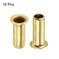 thumbnail image 3 of Unique Bargains 4mm Tube Brass Compression Fittings, 10 Pack Insert Compression Sleeve Fitting, 3 of 4