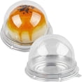 thumbnail image 2 of SAYOO Mini Cake Containers Round Desserts Cupcake Box with Clear Dome Lids, 2 of 2