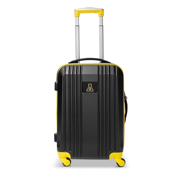 Mojo Outdoors NCAA Appalachian State Mountaineers 21 in. Carry-on Hardcase Two-Tone Spinner