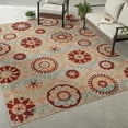 thumbnail image 2 of Mainstays 5'x7' Multicolor Floral Medallion Outdoor Rug, 2 of 8